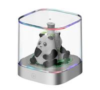 Panda Calendar,This is A Hand Torn Paper Sculpture Artwor.