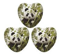 Panda Car Air Freshener, 3 Pcs Love form Hanging Air Freshener Cards, Long Lasting Fragrance Scented Cards for Car, Home, Office Gray-style