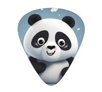 Panda Cartoon Guitar Plectrums, 12 Pcs Lightweight Guitar Plectrums, 0.46mm/0.71mm/0.96mm Thickness For Acoustic Guitar Acoustic Electric Guitar Ukulele Bass