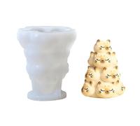 Panda/Cats Figurine Food Grade Silicone Mold for Handmade Projects Desktop Decoration Jewelry Tool Easy Release Mold