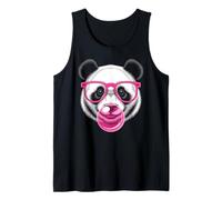 Panda Chewing Bubble Gum Tank Top