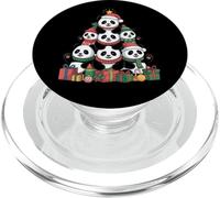Panda Christmas Tree Funny Panda Bear Xmas PopSockets PopGrip for MagSafe