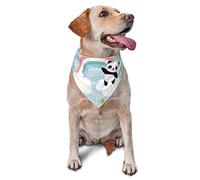 Panda Cloud Printed Dog Bandana, Triangle Pet Scarf Pet Bibs Kerchief Accessories for Small Medium Large Pets