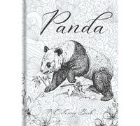 Panda Coloring Book: A Coloring Book Full of Awesome and Cute Pandas to Color on a Floral Background
