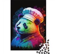 Panda Cooks 1000 Jigsaw Puzzles for Adults Friendly Materials Cool Puzzles for Adults for Kids 1000pcs (38x26cm)