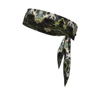 Panda cubs in the forest Adjustable Sports Headband Non Slip Durable Stylish and Stable Suitable for Tennis Football and Running