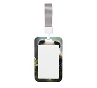 Panda Cubs in The Forest Card Holder Durable and Lightweight Stylish Design Suitable for Offices Hospitals and Conferences