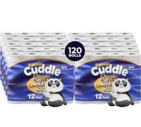 Panda Cuddle Classic Soft Quilted Toilet Tissue, 3 Ply, Unscented, 120 Rolls