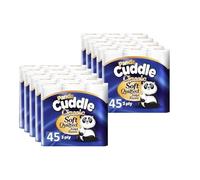 Panda Cuddle Soft Quilted Toilet Rolls, Super Quality Classic 3 Ply Toilet Tissue Unscented, Provide Ultimate Quilted Comfort - 90 Rolls