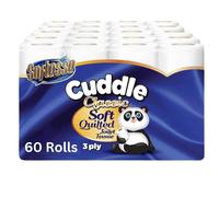 Panda Cuddle Toilet Tissue 3-Ply 12x5 Pack (60 Rolls) Classic