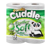 Panda Cuddle Toilet Tissue, Aloe Vera, 2-Ply, 40 Rolls