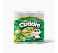 Panda Cuddle Toilet Tissue, Aloe Vera, 3-Ply, 45 Rolls