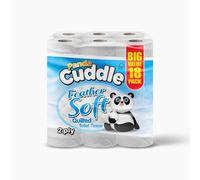 Panda Cuddle Toilet Tissue, Classic, 2-Ply, 36 Rolls