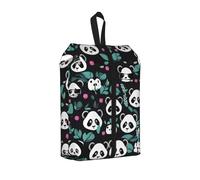 Panda Cute face Shoe Bag for Travel-Waterproof Shoe Organiser for Suitcase, 3 in 1 Storage Pouch for Gym Trainers