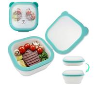 Panda Design Magnetic Food Container, Reusable Airtight Foldable Food Container Magnetic, Microwave & Dishwasher Safe, Food Box for Kitchen & Fridge Organizing