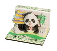 Panda Design Timepiece Calendar 2026 - Cute Paper Sculpture Notepad Calendar, Decorative Paper Desk Calendar for Classroom, Home, School, Commute, Holiday, Workout for Women