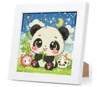 Panda Diamond Art with Framed