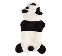 Panda Dog Clothes Hair Protection Anti Sunburn Warm Keeping Cute Dog Hoodie for Autumn Winter Pet Clothing Halloween (M)