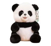 Panda Doll, with Cute Realistic Plush Design, 25cm/9.84 Inches, Soft Panda Plush Toy, Stuffed Cuddle Doll Toy, Super Soft Comfort, For Bedtime Cuddling Or Sofa Decoration