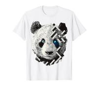 Panda Drawing Animal Geometric Art Panda T-Shirt