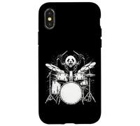 Panda Drummer Rock Wild Animal Playing Drums Case for iPhone X/XS