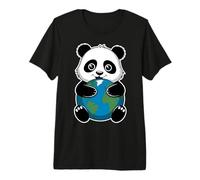 Panda Earth Day Wildlife Conservation Environmental Premium T-Shirt