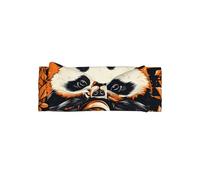 Panda eating food Pattern baby bow headband - elastic and comfortable headwear, photo shoots, birthday parties, daily wear,