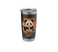 Panda Eating Ramen Stainless Steel Insulated Tumbler