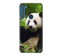 Panda Enjoy Eating Case Cover For Motorola One Fusion+