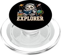 Panda Explorer Space Study Animal Graphic PopSockets PopGrip for MagSafe