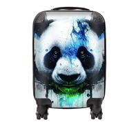 Warren Reed - Designer Panda Face Splashart Light Background Suitcase Medium, Multi