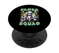 Panda Family Birthday Panda Squad Wildlife Animal Cute PopSockets Adhesive PopGrip