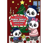 Panda Family Christmas Coloring Book
