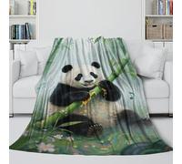 Panda Fleece Blanket - Air Conditioner Blanket Birthday Gift for Sister Brother Nephew Niece Colleague All Seasons - Sofa Bed Decor 40x50inch(100x130cm)