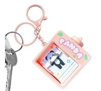 Panda Flipping Animator Keyring - PVC Alloy Page Turner Animation Toy, Pendant with Key Chain Pendant, Mini Anime Thrower Machine Fidget | Bag Accessory d