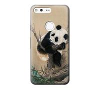 Panda Fluffy Art Painting Case Cover For Google Pixel