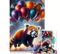 Panda Flying in Space Jigsaw Puzzles 1000 Piece for Teenagers Reason Skill Toy Serene Time Exact Cut Amazing Present (38x52cm)