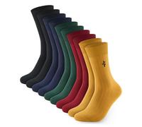 PANDA FOOD Premium Bamboo Ribbed Dress Seamless Socks | Moisture-Wicking, Antibacterial, and Breathable | 200 Needle Count Premium Construction | UK Size 7-12