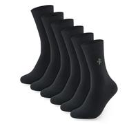 PANDA FOOD Premium Bamboo Ribbed Dress Seamless Socks | Moisture-Wicking, Antibacterial, and Breathable | 200 Needle Count Premium Construction | UK Size 7-12