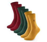 PANDA FOOD Premium Bamboo Ribbed Dress Seamless Socks | Moisture-Wicking, Antibacterial, and Breathable | 200 Needle Count Premium Construction | UK Size 7-12
