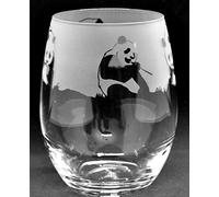 Panda Frieze Boxed 36cl Stemless Wine/Water Glass