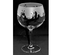 PANDA FRIEZE - Boxed 70cl Glass Gin Balloon