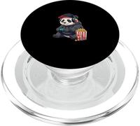 Panda Gamer Popcorn Cartoon Gaming Controller Tee PopSockets PopGrip for MagSafe