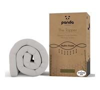 Panda® Gel Infused Memory Foam Bamboo Mattress Topper - EU Emperor | 5cm Thick | Medium Firm Softness | Orthopaedic Neck, Spine, Hip Support | Adjustable Straps | Temperature Control | Long Lasting