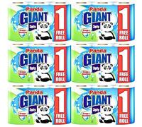 Panda Giant Kitchen Roll - 18 Kitchen Towels, Super Absorbent Sheets, 3Ply Paper Rolls Bulk Buy, Superior Performance for Your Cleaning Needs - Paper Hand Towels (White, 18) (White, 3)
