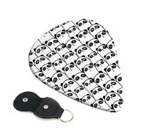 Panda Graphic Black and White Printed Guitar pick Guitar Plectrums for Acoustic Guitar Electric Guitar Bass Guitar - Guitar Accessories - 6 Pack 0.96mm