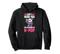 Panda Hong Kong PopCan't Hear You I'm Listening To H-Pop Pullover Hoodie