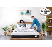 Panda Hybrid Bamboo Mattress Pro 27cm deep - Medium-Firm, Orthopaedic Support, Eco-Friendly, UK Double