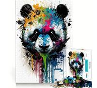 Panda II Jigsaw Puzzle for Teenagers 1000 Pieces Memory Boost Indoor Play Image Assembly (50x75cm)