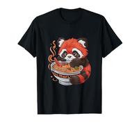 Panda in a Kawaii Look with Ramen Value Graphic T-Shirt